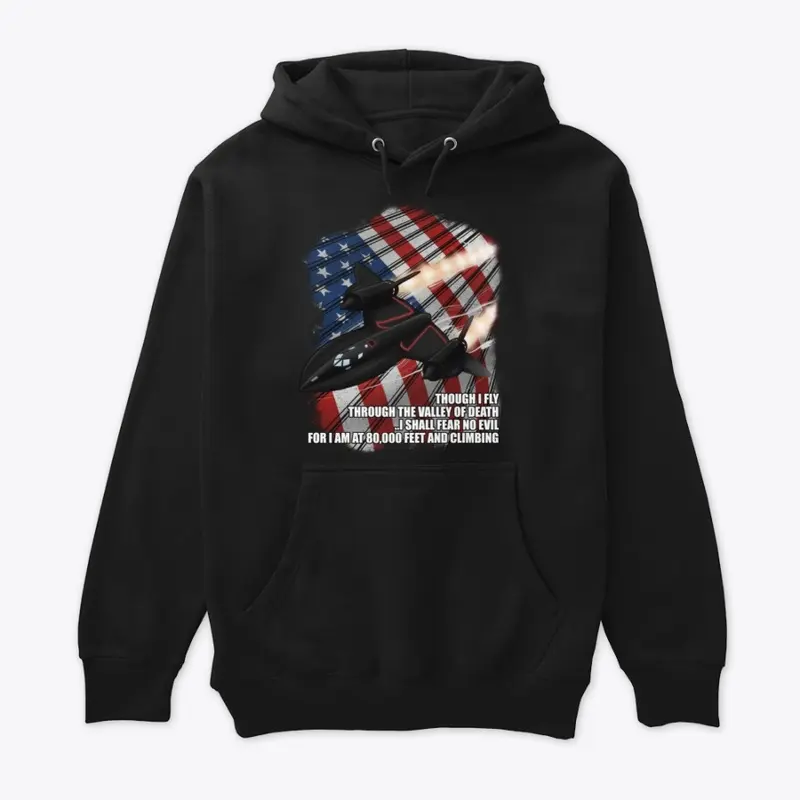 SR-71 Blackbird 80,000Ft Premium Hoodie