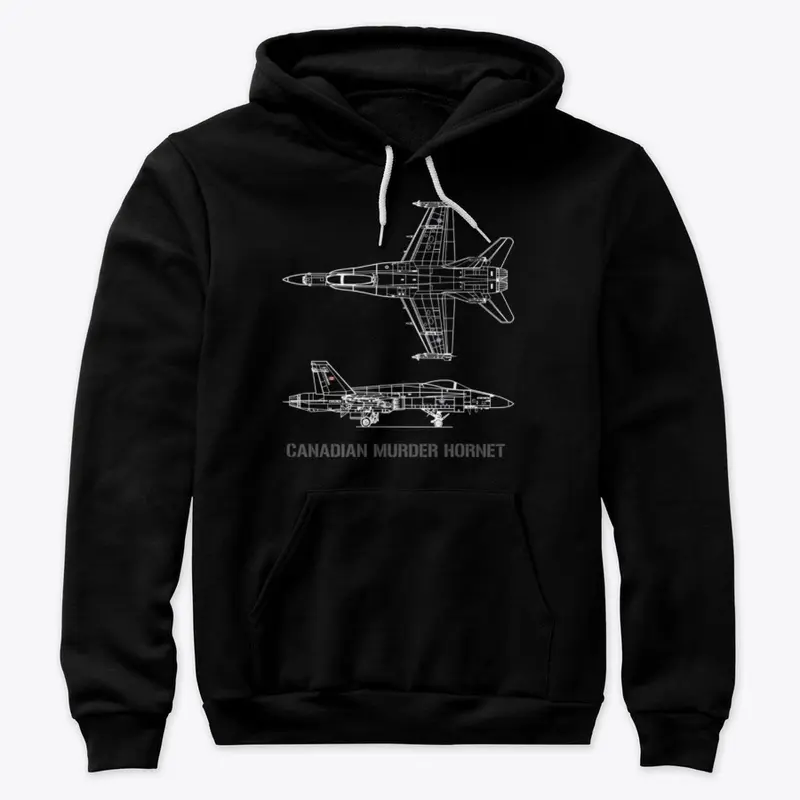 Canadian Murder Hornet Premium Hoodie