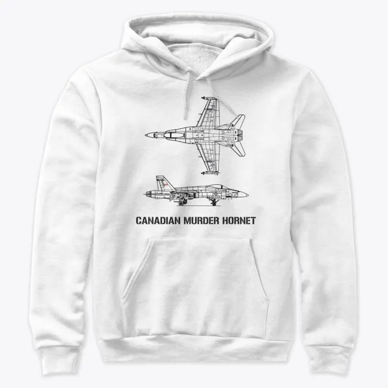 Canadian Murder Hornet Premium Hoodie